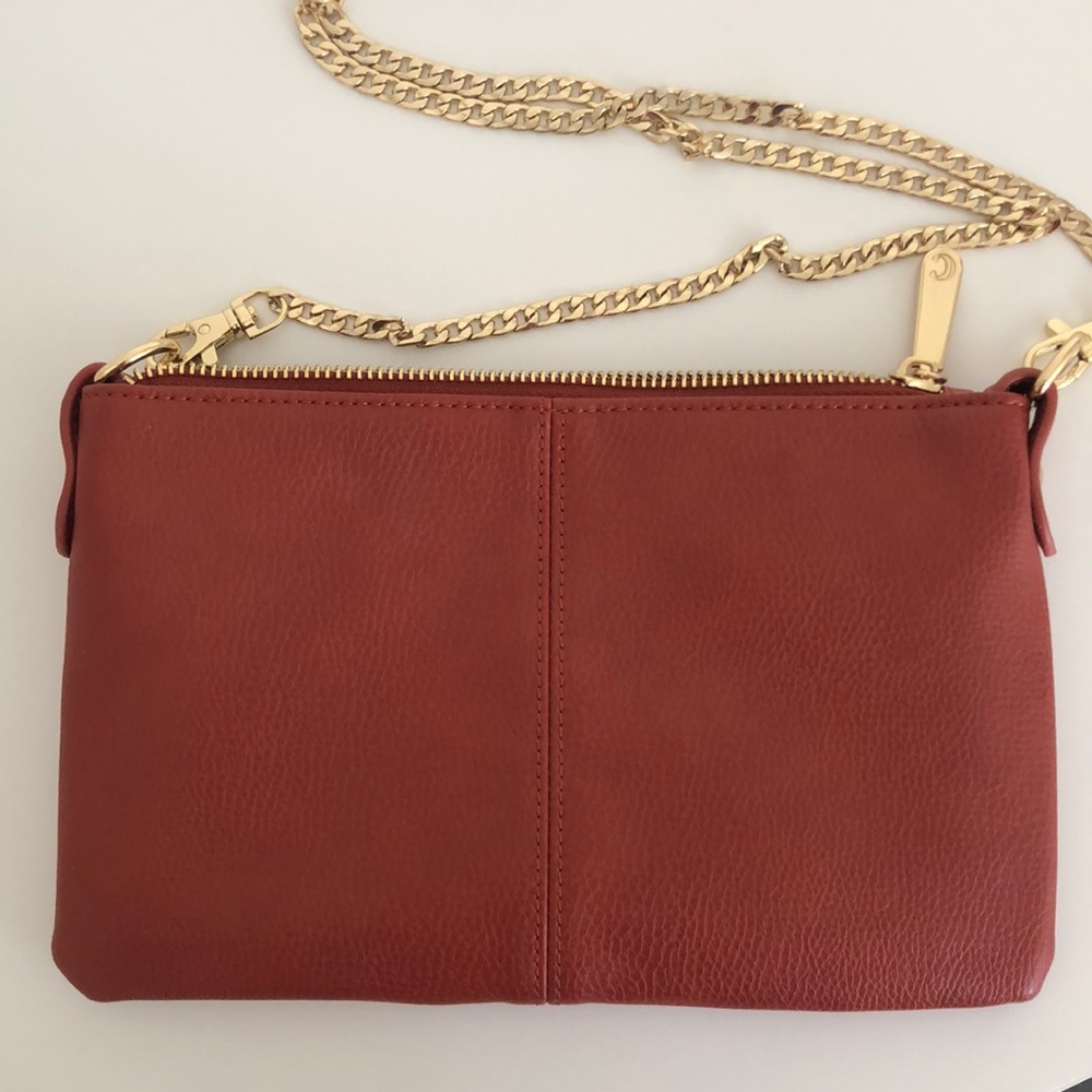 Charming Charlie Burnt Red Purse/Clutch
